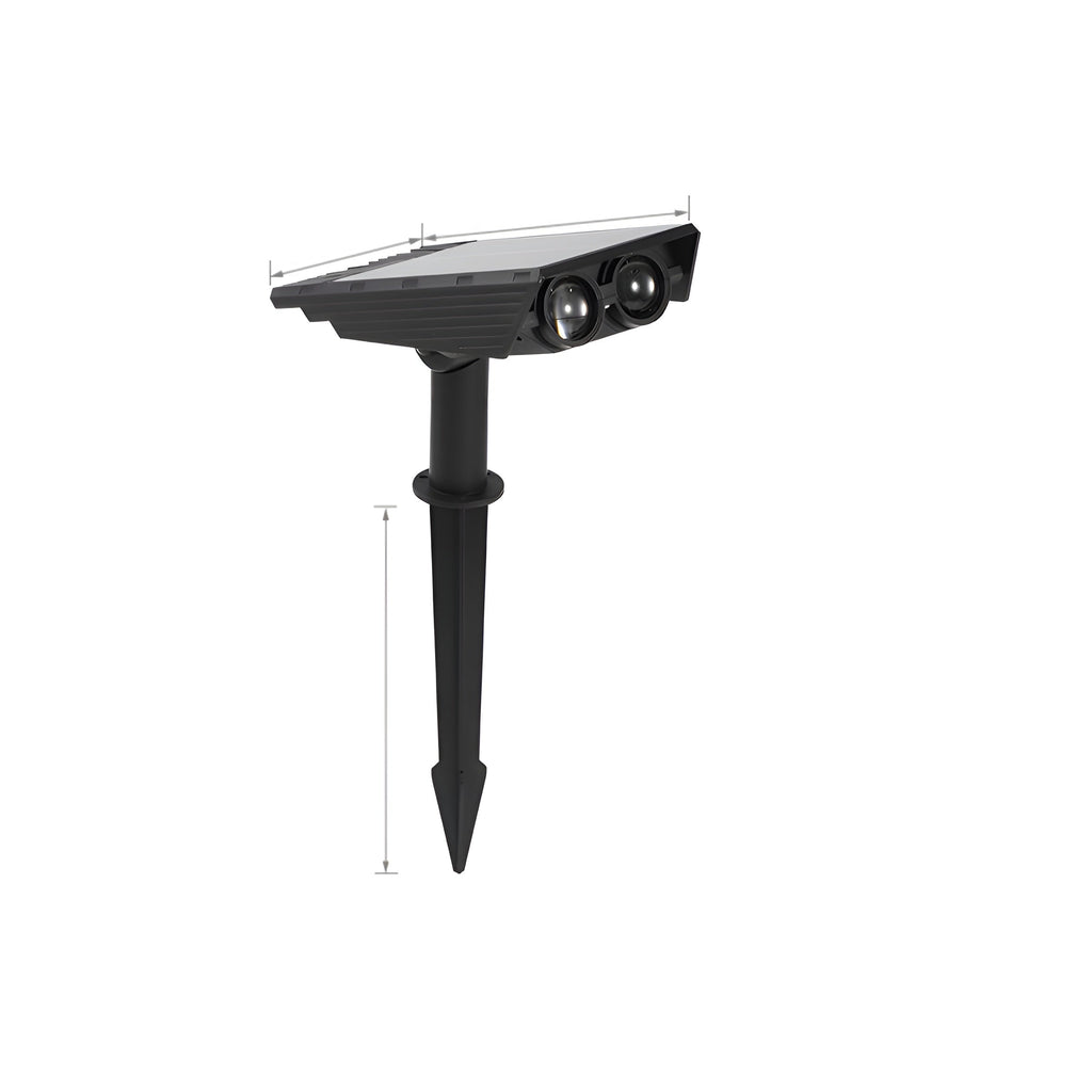 Faretto solare LED multicolore per illuminazione esterna