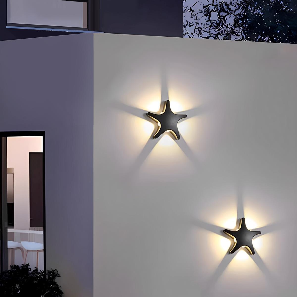 Selvyn | Applique LED da Esterno Contemporanea con Design Artistico a Silhouette di Animali