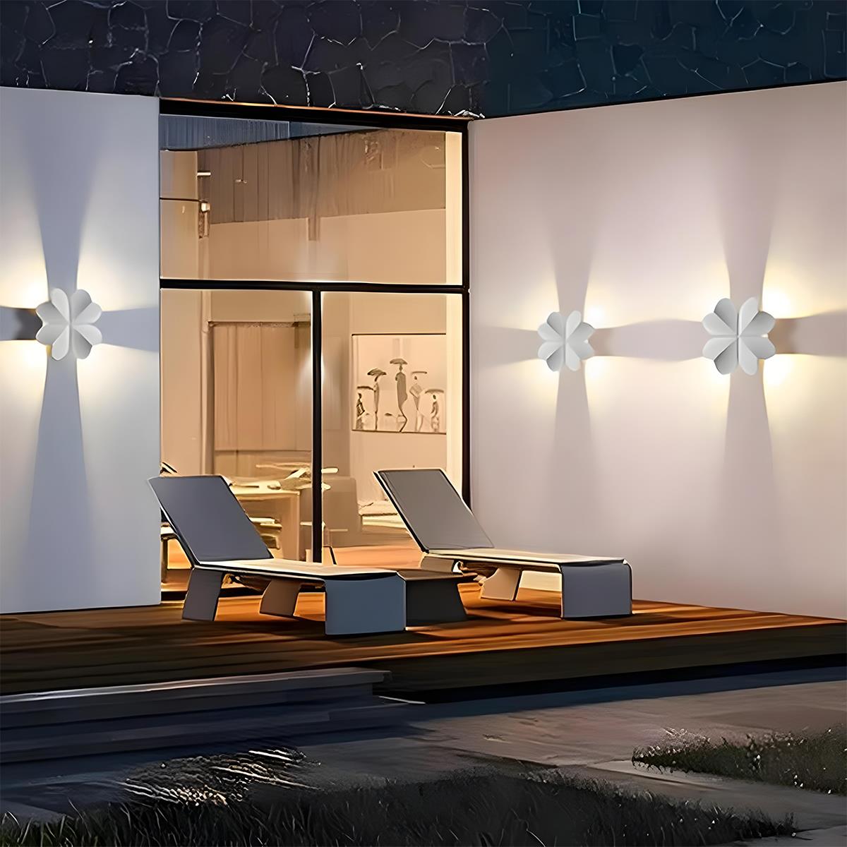 Selvyn | Applique LED da Esterno Contemporanea con Design Artistico a Silhouette di Animali