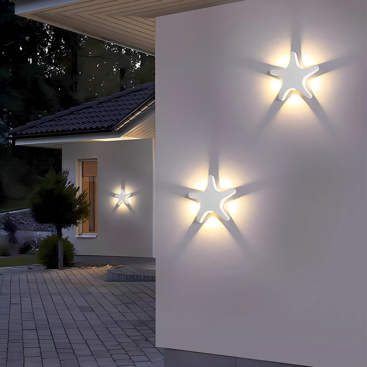 Selvyn | Applique LED da Esterno Contemporanea con Design Artistico a Silhouette di Animali
