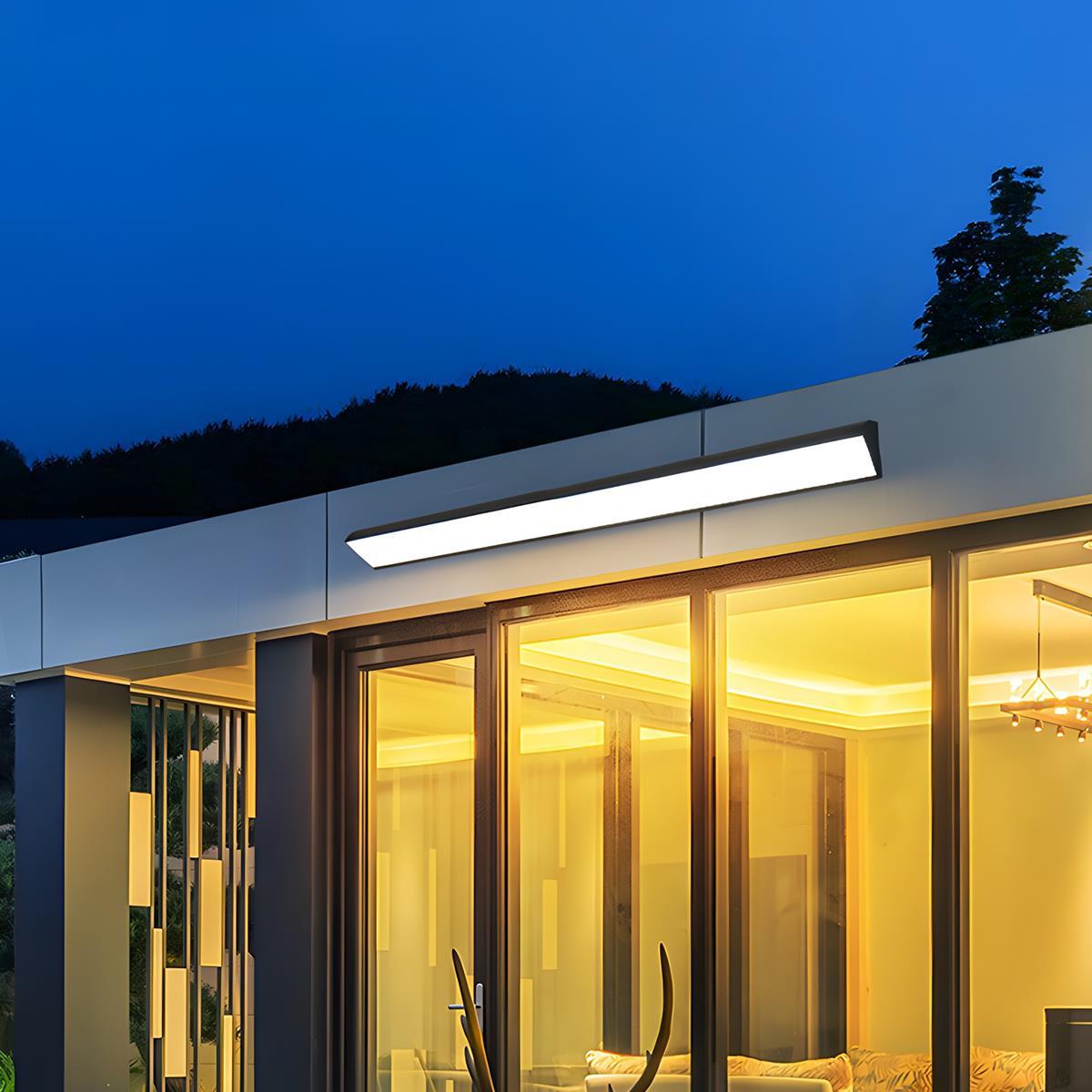 Sireya | Moderno Faretto da Parete LED da Esterno con Design Lineare Impermeabile IP65 per Illuminazione di Giardini e Patii