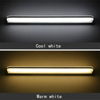 Lampada da Parete a LED con Specchio Impermeabile in Acciaio Inossidabile per Bagno