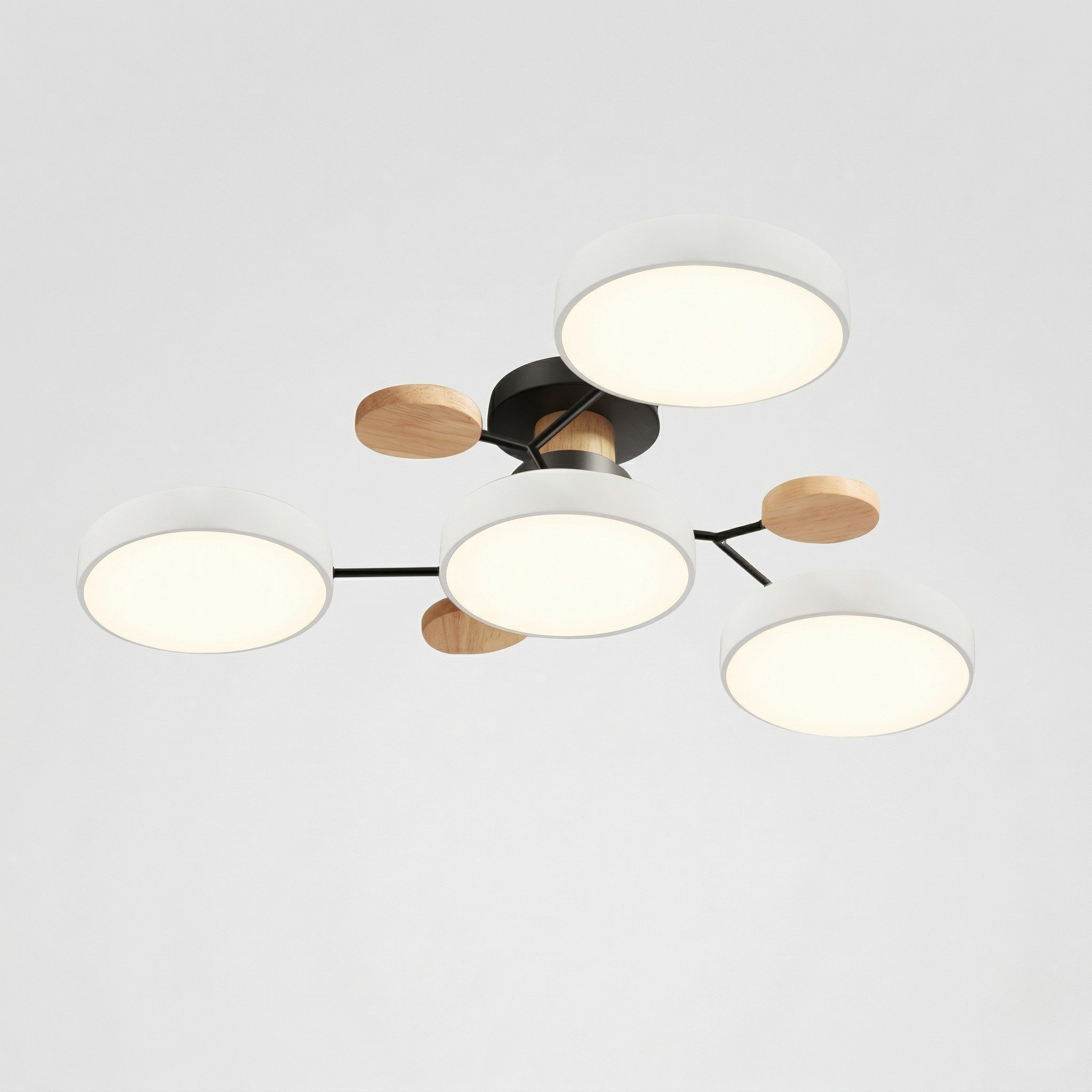 Lampada da Soffitto LED Scandinava Design Moderno Multi Luce per Soggiorno