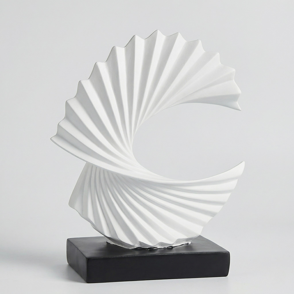 Scultura Decorativa Moderna a Mezzaluna