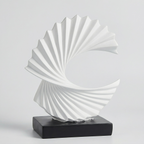Scultura Decorativa Moderna a Mezzaluna
