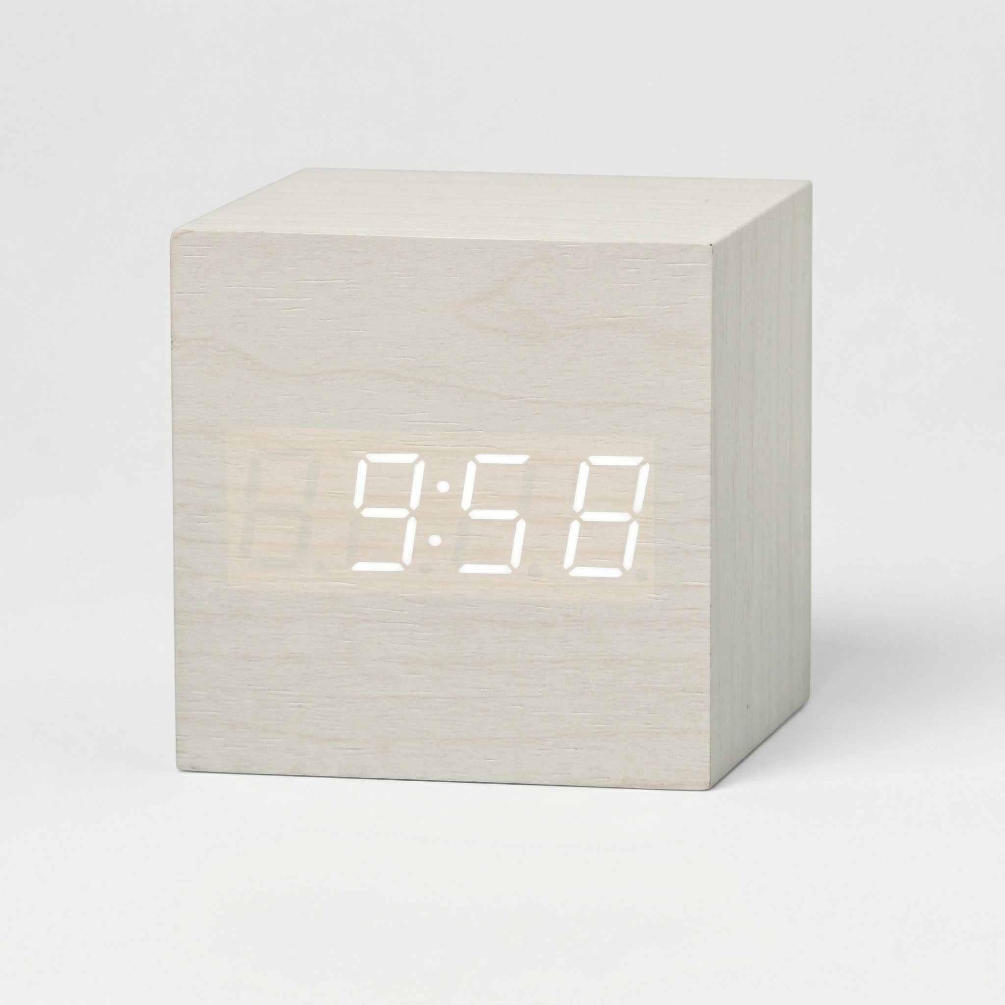 Sveglia Digitale LED con Controllo Vocale Design Moderno