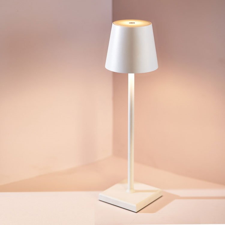 NORDIA | Lampada da Tavolo Ricaricabile Senza Fili