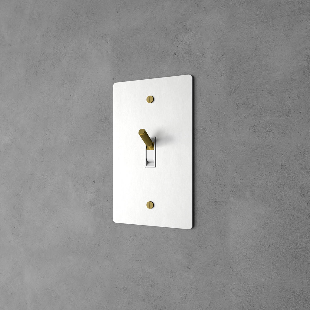 Interruttore a levetta in ottone