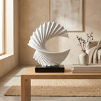 Scultura Decorativa Moderna a Mezzaluna