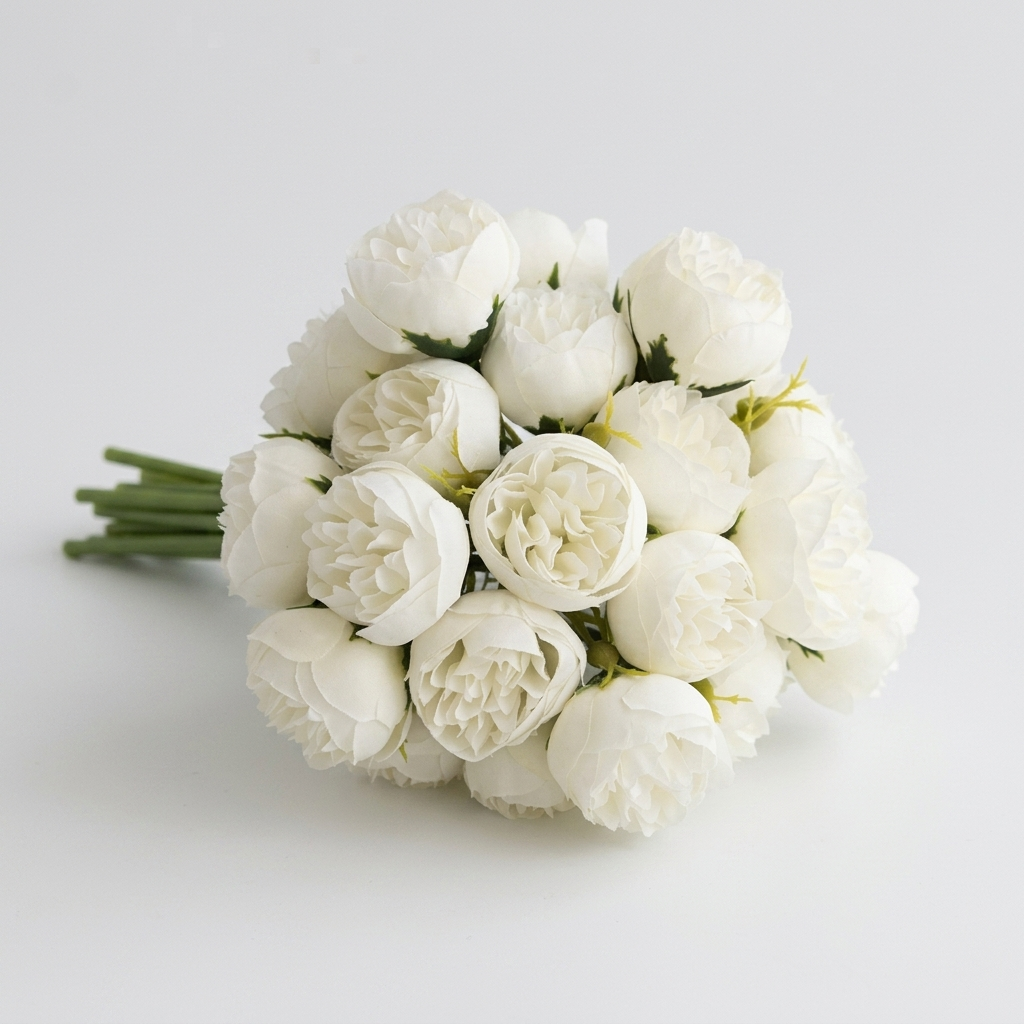 Bouquet di Peonie Artificiali Decorativo per Casa e Matrimonio