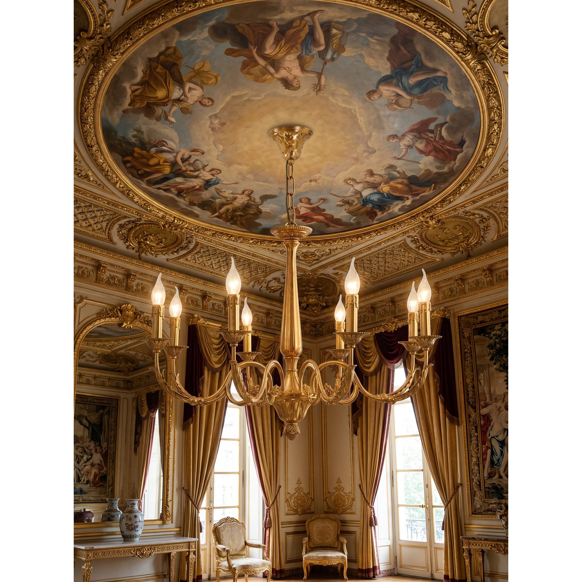 Candelabro in Ottone Winchester