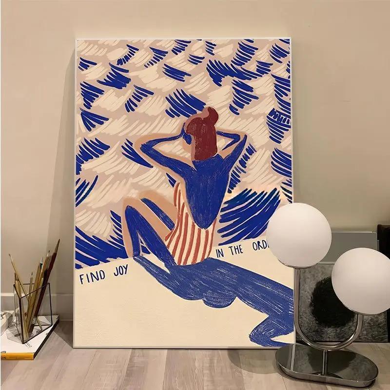 Poster di Brenna Beach Uomo e Ragazza