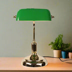Lampada da Tavolo in Vetro Stile Europeo