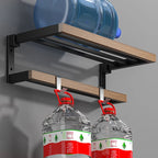 Mensola per Accessori da Bagno in Legno da Muro