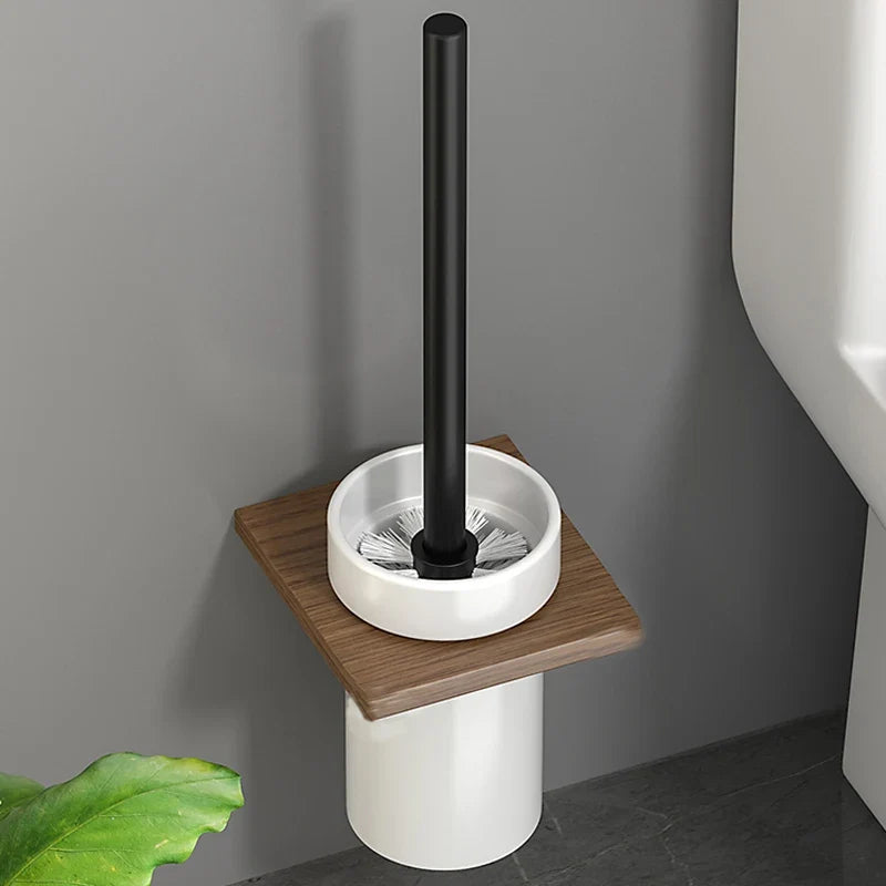 Mensola per Accessori da Bagno in Legno da Muro
