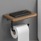 Mensola per Accessori da Bagno in Legno da Muro