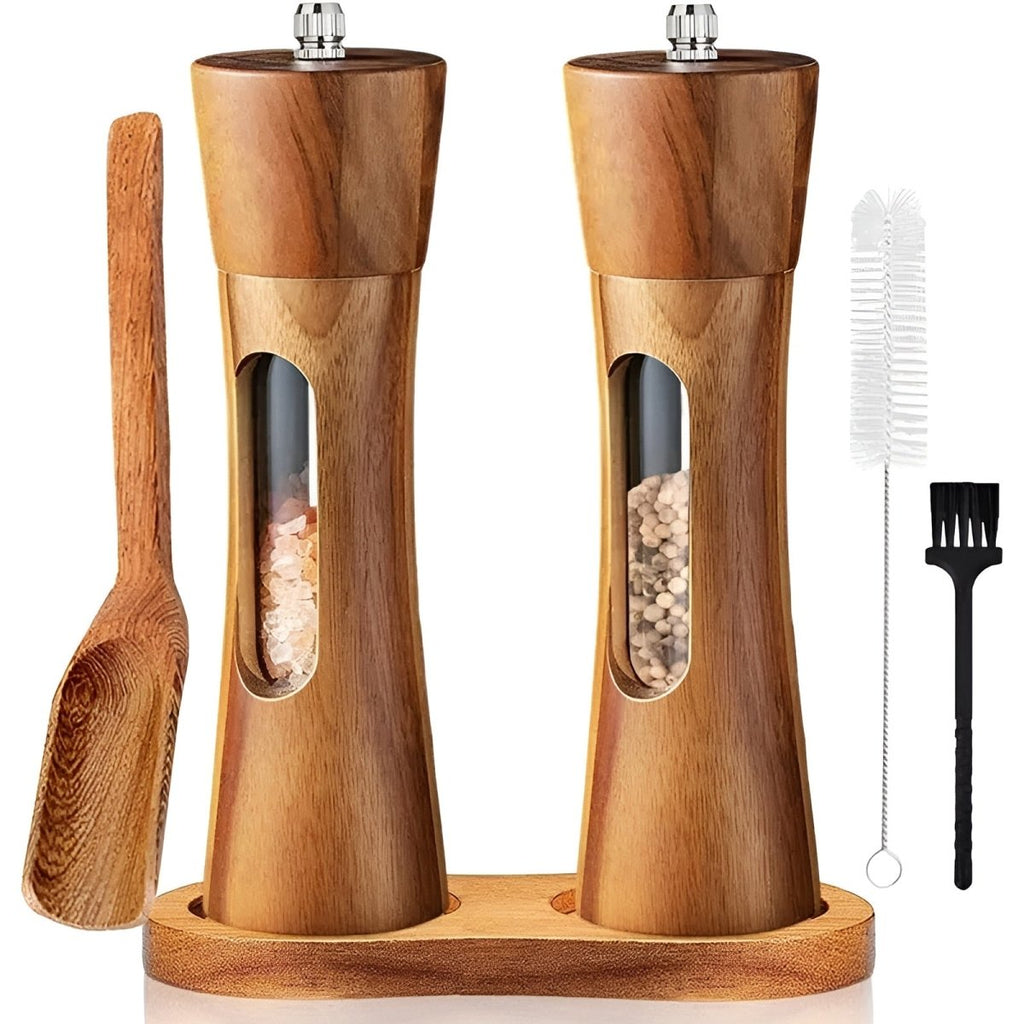 WOODGRIND – Eleganti Macine in Legno per Sale e Pepe per una Stagionatura di Precisione