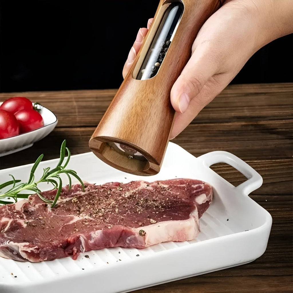 WOODGRIND – Eleganti Macine in Legno per Sale e Pepe per una Stagionatura di Precisione