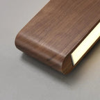 WOODLUX LED – lampada da parete in legno moderno con 3 modalità di colore
