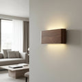 WOODLUX LED – lampada da parete in legno moderno con 3 modalità di colore
