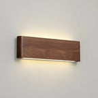 WOODLUX LED – lampada da parete in legno moderno con 3 modalità di colore