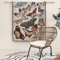 Coperta Woven Boho Farfalla