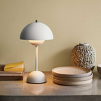 Lampada da Tavolo Retro a Forma di Fungo