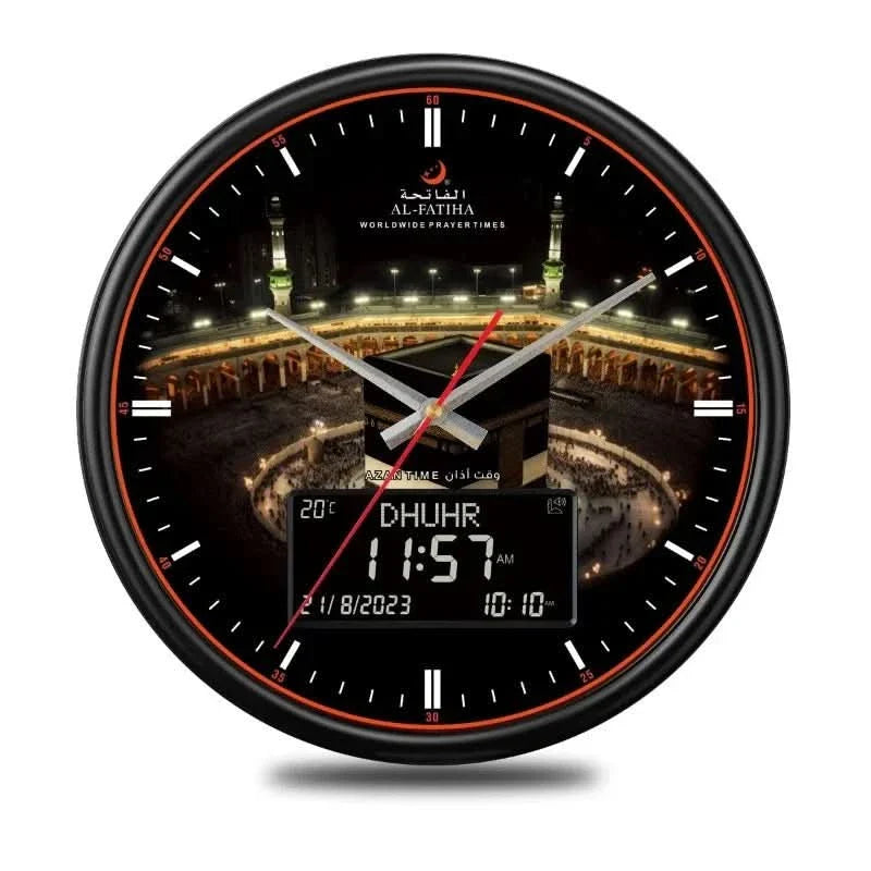 Orologio per Preghiera Zamora Time – Orari di Preghiera Globali Automatici con Allarme Azan e Design Elegante