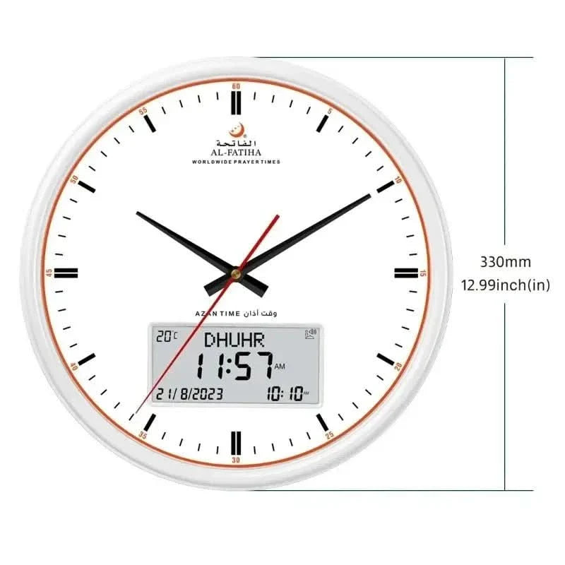 Orologio per Preghiera Zamora Time – Orari di Preghiera Globali Automatici con Allarme Azan e Design Elegante
