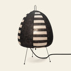 Zenora – Lampada da tavolo in carta di riso con design giapponese wabi-sabi