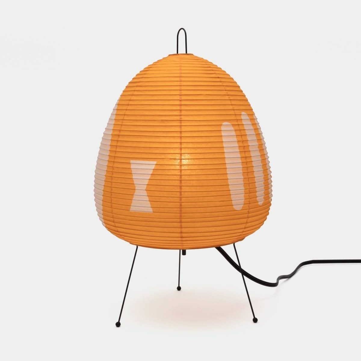 Zenora – Lampada da tavolo in carta di riso con design giapponese wabi-sabi