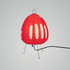 Zenora – Lampada da tavolo in carta di riso con design giapponese wabi-sabi