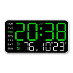 Orologio da Parete ZENTIME – Orologio Digitale con Telecomando, Doppie Sveglie e Display della Temperatura