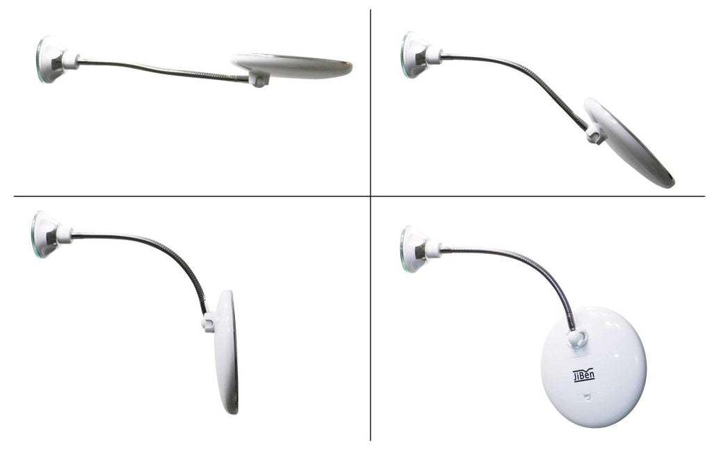 ZOOMLITE – Specchio di Bellezza LED con Illuminazione Potente e Ingrandimento 10x
