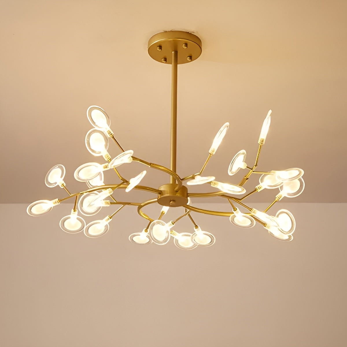 Lampadario a rami – Elegante effetto lucciola per un'illuminazione d'atmosfera