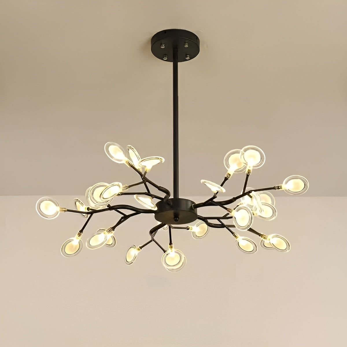 Lampadario a rami – Elegante effetto lucciola per un'illuminazione d'atmosfera