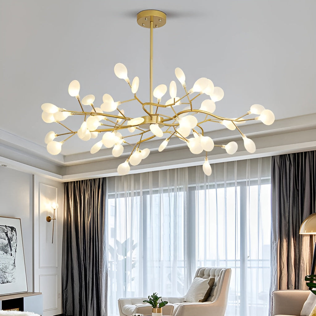 Lampadario a rami – Elegante effetto lucciola per un'illuminazione d'atmosfera